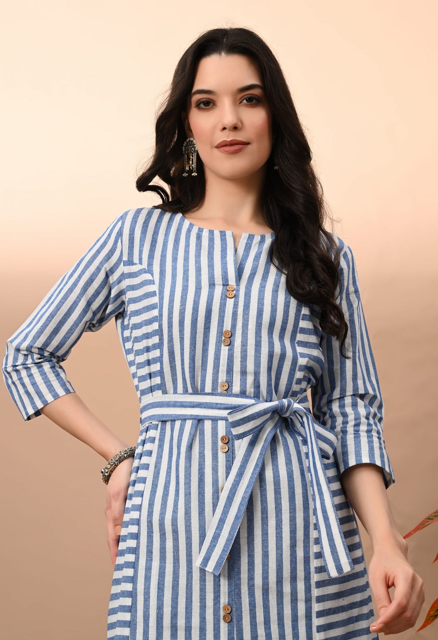 Women's & Girls South Cotton Straight Kurta with Belt – Vilai Jaipur