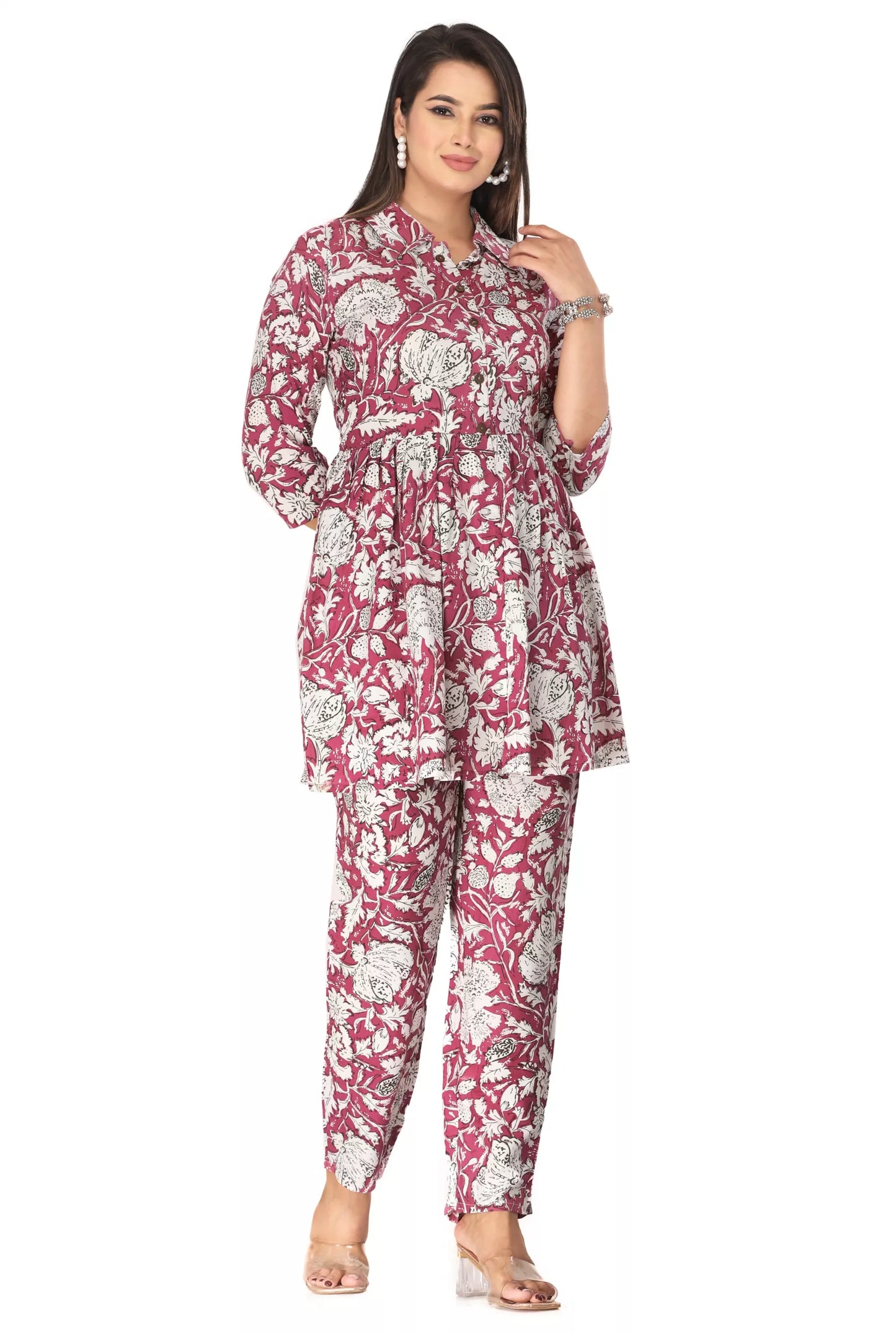 Cosmos Viscose Co-Ord Set