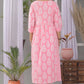 Bloom Vine Print A Line Kurta
