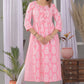 Bloom Vine Print A Line Kurta