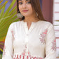 Bloom Handblock Print Tiered Kurta