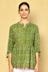 Vilai jaipur Women's Rayon Printed Short Kurta