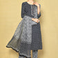 Women's printed straight kurta with paint sets