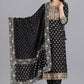 Women's rayon printed anarkali kurta set