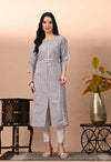 Women's & Girls South Cotton Straight Kurta with Belt
