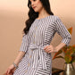 Women's & Girls South Cotton Straight Kurta with Belt