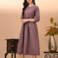 Women's South Cotton Yarn Dyed Maternity Dress – Vilai Jaipur