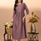 Women's South Cotton Yarn Dyed Maternity Dress – Vilai Jaipur