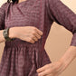 Women's South Cotton Yarn Dyed Maternity Dress – Vilai Jaipur