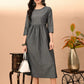 Women's South Cotton Yarn Dyed Maternity Dress – Vilai Jaipur