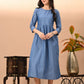 Women's South Cotton Yarn Dyed Maternity Dress – Vilai Jaipur