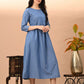 Women's South Cotton Yarn Dyed Maternity Dress – Vilai Jaipur