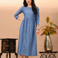 Women's South Cotton Yarn Dyed Maternity Dress – Vilai Jaipur