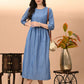 Women's South Cotton Yarn Dyed Maternity Dress – Vilai Jaipur