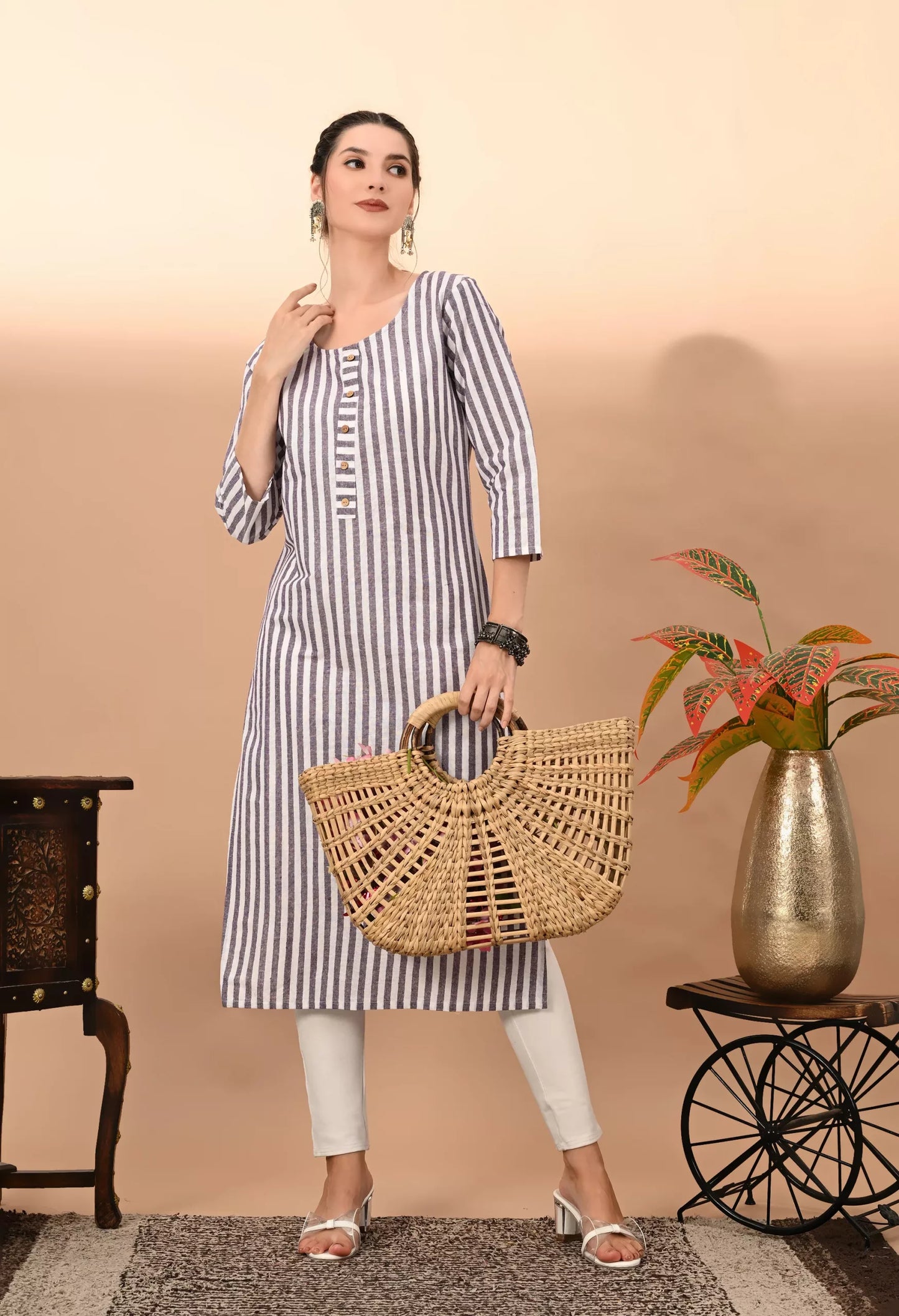 Women's & Girls South Cotton Straight Kurta – Vilai Jaipur