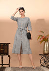 Vilai Jaipur Women's & Girls South Cotton Straight Kurta with Belt