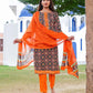 Women's rayon Printed New Straight Kurta pant & Dupatta