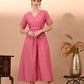yarn doby stylish angrakha belt work kurta