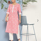 Women's bandez  printed straight formal kurta
