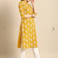 Women's paisely  printed straight formal kurta