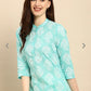 Women's paisely  printed straight formal kurta