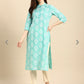 Women's paisely  printed straight formal kurta