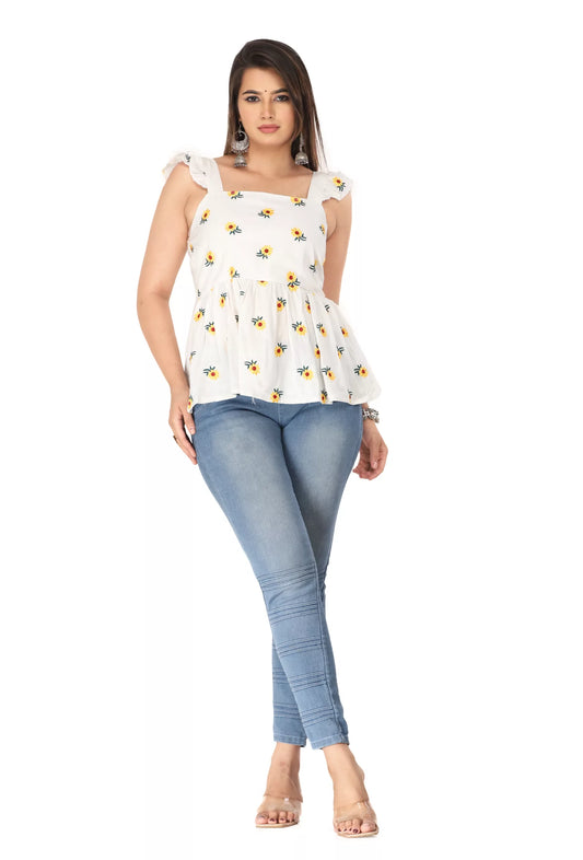 Aliya Women's & Girls Western Viscose