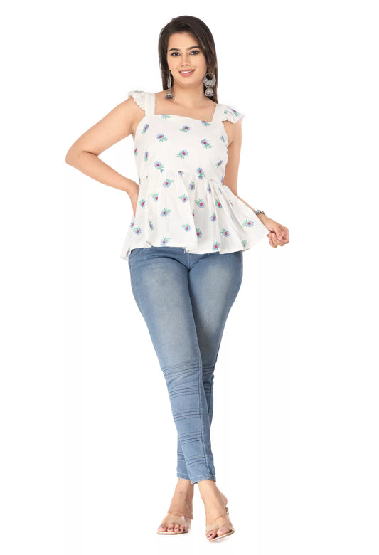 Aliya Women's & Girls Western Viscose