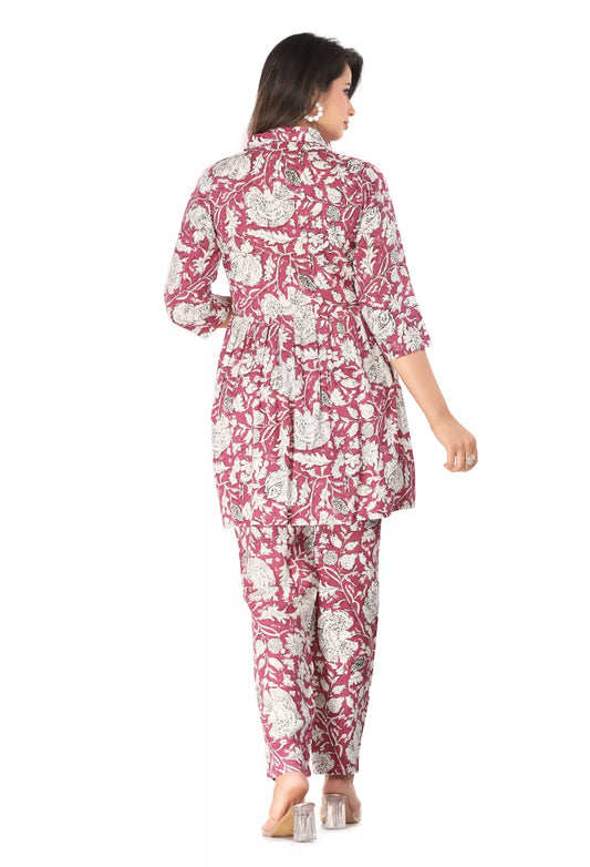 Cosmos Viscose Co-Ord Set