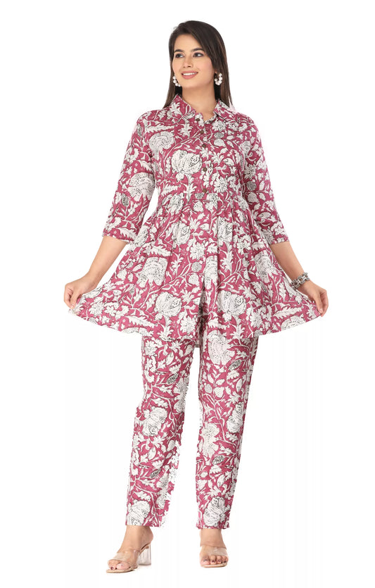 Cosmos Viscose Co-Ord Set