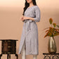 Vilai Jaipur Women's & Girls South Cotton Straight Kurta with Belt