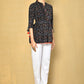 Vilai Jaipur Women's Printed Top With Pom Pom