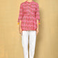 Vilai Jaipur Women's Printed Top With Pom Pom