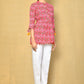 Vilai Jaipur Women's Printed Top With Pom Pom