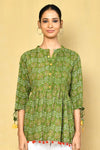 Vilai Jaipur Women's Rayon Printed Short Kurta