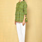 Vilai Jaipur Women's Rayon Printed Short Kurta