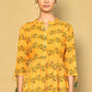 Vilai Jaipur Women's Printed Top With Pom Pom