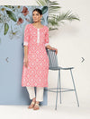 Vilai Jaipur Women's bandez printed straight formal kurta