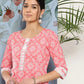 Vilai Jaipur Women's bandez printed straight formal kurta