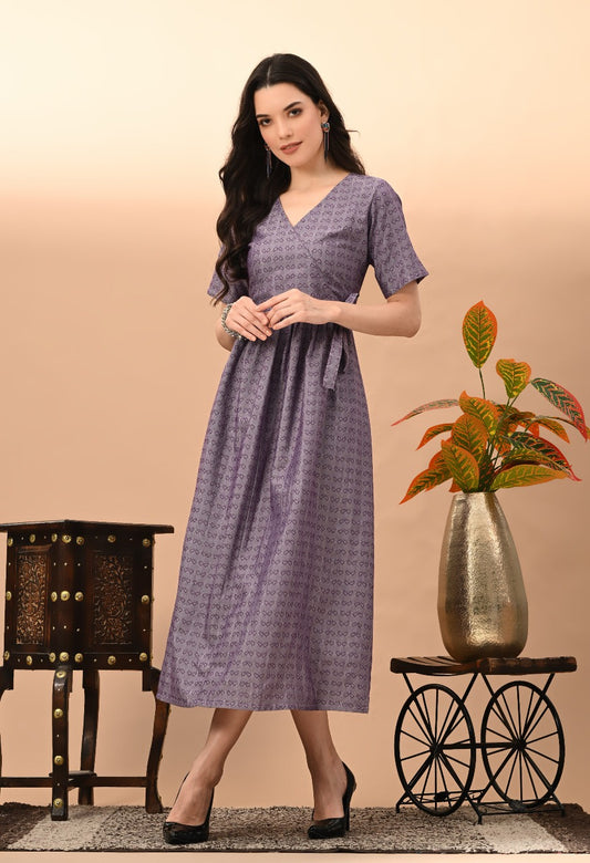 yarn doby stylish angrakha belt work kurta