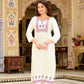 Vilai Jaipur Off-White Printed Kurta