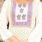 Vilai Jaipur Off-White Printed Kurta