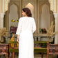 Graceful Off-White Straight Kurta