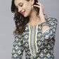 Women's printed   straight kurta with paint sets