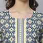 Women's printed   straight kurta with paint sets