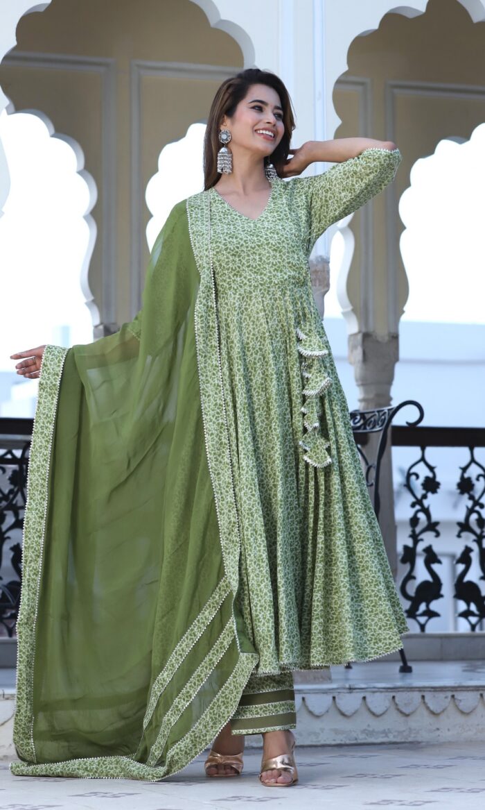 Shabnami Cotton Angrakha Set